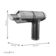 Handhållen dammsugare | Luftblås | 90 W | Uppladdningsbara | Torr | Li-Ion | Svart - Dammsugare - 5412810464654 - 55
