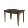 Matbord Hanah Home Kiev 509 Valnöt Svart Spånskiva 110x75x72 cm - Matbord - 8683743327454 - 1