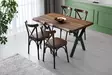 Matbord Hanah Home Efor Valnöt Spånskiva 140x75x80 cm - Matbord - 8683342538664 - 2