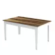 Matbord Hanah Home Milan 520 Valnöt Vit Spånskiva 145x75x88 cm - Matbord - 8683743327324 - 1