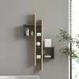 Vägghylla Hanah Home Emse Safir Ek Antracit Spånskiva 53,8x108x19,6 cm - Vägghyllor - 8683342889254 - 2