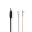 Strömkabel | DC Hona | F1 | Rak | Rak | Koppar | 2.00 m | Rund | PVC | Svart | Presentbox - Åtelkameror - 5412810442294 - 1
