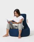 Sittsäck Atelier del Sofa Lina Mörkblå Polyester 70x80 cm - Saccosäckar - 8683743038664 - 9