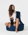 Sittsäck Atelier del Sofa Lina Mörkblå Polyester 70x80 cm - Saccosäckar - 8683743038664 - 2