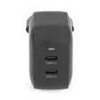 Väggladdare | 45 W | GaN | PD3.0 | Snabbladdnings funktion | 2.25 A / 3.0 A | Antal utgångar: 2 | 2x USB-C | Automatiskt val av Spänning | Svart - Nätladdare - 5412810470204 - 10