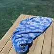 Fouta Mijölnir Blå Ananas 100% Bomull Hög Vattenabsorption 100x180 cm - Handdukar - 8683342757294 - 2