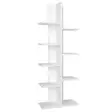 Bokhylla Hanah Home Tree Vit Spånskiva 45x121,8x22 cm - Bokhyllor - 8681181627464 - 1