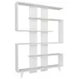Bokhylla Hanah Home Rain Vit Spånskiva 120x162x20 cm - Bokhyllor - 8681181613344 - 1