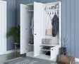 Hallmöbel Hanah Home M5 1561 Vit Spånskiva 119,6x182,8x37,3 cm - Möbler - 8681875885224 - 3
