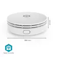 SmartLife luftkvalitetsmätare | Wi-Fi | Koldioxid (CO2) / Luftfuktighet / Temperatur | Android / IOS | Vit - Nedis produkter - 5412810469994 - 55