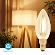 SmartLife LED vintage lampa | E14 | 470 lm | 4.90 W | Varm Vit | 1800 - 3000 K | Glas | Android / IOS | Ljus | 1 st. - Ljuskällor - 5412810335664 - 53
