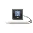 SmartLife kötttermometer | Buzzer / Push notification | Bluetooth® | Timer | LCD | Antal prober: 2 | 1.20 m | Clips för prober | Nedis® SmartLife | Grå - Köksredskap och matlagning - 5412810475094 - 10