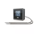 SmartLife kötttermometer | Buzzer / Push notification | Bluetooth® | Timer | LCD | Antal prober: 2 | 1.20 m | Clips för prober | Nedis® SmartLife | Grå - Köksredskap och matlagning - 5412810475094 - 40