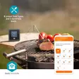 SmartLife kötttermometer | Buzzer / Push notification | Bluetooth® | Timer | LCD | Antal prober: 2 | 1.20 m | Clips för prober | Nedis® SmartLife | Grå - Köksredskap och matlagning - 5412810475094 - 51