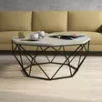 Soffbord Hanah Home Diamond Cream Spånskiva 90x38x90 cm - Soffbord - 8681875827804 - 3
