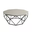 Soffbord Hanah Home Diamond Cream Spånskiva 90x38x90 cm - Soffbord - 8681875827804 - 1