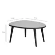 Soffbord Hanah Home Gusto Svart Härdat Glas Spånskiva 75x38x55 cm - Soffbord - 8683742112204 - 6