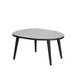 Soffbord Hanah Home Gusto Svart Härdat Glas Spånskiva 75x38x55 cm - Soffbord - 8683742112204 - 1