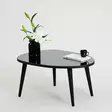 Soffbord Hanah Home Gusto Svart Härdat Glas Spånskiva 75x38x55 cm - Soffbord - 8683742112204 - 4