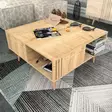 Soffbord Hanah Home Ronas Ek Spånskiva 89,6x89,6x46,5 cm - Soffbord - 8683743118014 - 2