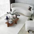 Soffbord Hanah Home Babylon Trä Härdat Glas Massivt Trä 105x40x60 cm - Soffbord - 8683342949644 - 9