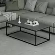 Soffbord Hanah Home Tiger Antracit Spånskiva 120x42x60 cm - Soffbord - 8683742465584 - 2