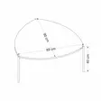 Soffbord Hanah Home Lenny Valnöt Spånskiva 90x40x89 cm - Soffbord - 8683742465744 - 5