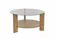 Soffbord Hanah Home Clara Safir Ek Härdat Glas Spånskiva 75x40x75 cm - Soffbord - 8684283687664 - 1