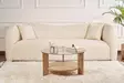 Soffbord Hanah Home Clara Safir Ek Härdat Glas Spånskiva 75x40x75 cm - Soffbord - 8684283687664 - 3