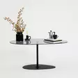 Soffbord Hanah Home Porto Mörkgrå Svart Härdat Glas 90x40x60 cm - Soffbord - 8684282402664 - 7