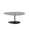 Soffbord Hanah Home Porto Mörkgrå Svart Härdat Glas 90x40x60 cm - Soffbord - 8684282402664 - 1