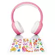 Vikbara Bluetooth®-hörlurar för barn Rosa - Trådlösa hörlurar - 8711902045564 - 45