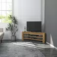 TV-bänk Hanah Home Corner Ek Spånskiva 120x40x30 cm - TV-bänkar - 8684283338764 - 2