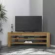 TV-bänk Hanah Home Corner Ek Spånskiva 120x40x30 cm - TV-bänkar - 8684283338764 - 3