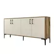 Konsolbord Hanah Home Kiev Valnöt Cream Spånskiva 180x78x35 cm - Byråer och skåp - 8683342460934 - 7