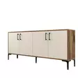 Konsolbord Hanah Home Kiev Valnöt Cream Spånskiva 180x78x35 cm - Byråer och skåp - 8683342460934 - 1