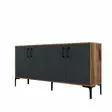Konsolbord Hanah Home Kiev 160 Valnöt Antracit Spånskiva 160x78x35 cm - Byråer och skåp - 8683743027804 - 6