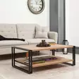 Soffbord Hanah Home Cosmo Rectus Furu Spånskiva 110x40x70 cm - Soffbord - 8681875315554 - 2