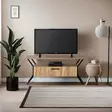 TV-bänk Hanah Home Tarz Valnöt Spånskiva 125x54x35 cm - TV-bänkar - 8683342920124 - 2