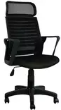Kontorsstol Hanah Home Likya Svart Polyuretan 56x110x48 cm - Kontorsstolar - 8683342189644 - 1