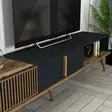 TV-bänk Hanah Home Milan Valnöt Antracit Spånskiva 180x40x35 cm - TV-bänkar - 8683742130604 - 6