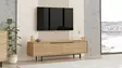 TV-bänk Hanah Home On1S Valnöt Spånskiva 160x45,1x35,5 cm - TV-bänkar - 8684282369004 - 2