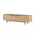 TV-bänk Hanah Home On1S Valnöt Spånskiva 160x45,1x35,5 cm - TV-bänkar - 8684282369004 - 1