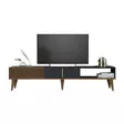 TV-bänk Hanah Home Milan Alt Valnöt Antracit Spånskiva 180x40x35 cm - TV-bänkar - 8683742130574 - 1