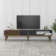 TV-bänk Hanah Home Milan Alt Valnöt Antracit Spånskiva 180x40x35 cm - TV-bänkar - 8683742130574 - 2
