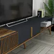 TV-bänk Hanah Home Milan Alt Valnöt Antracit Spånskiva 180x40x35 cm - TV-bänkar - 8683742130574 - 4