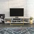 TV-bänk Hanah Home Asal 150 Guld Spånskiva 150x35,2x40 cm - TV-bänkar - 8683743121014 - 2
