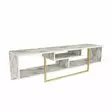 TV-bänk Hanah Home Asal 150 Guld Spånskiva 150x35,2x40 cm - TV-bänkar - 8683743121014 - 1