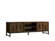 TV-bänk Hanah Home Walnut Valnöt Spånskiva 160x50x40 cm - TV-bänkar - 8683743451494 - 1