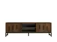 TV-bänk Hanah Home Walnut Valnöt Spånskiva 160x50x40 cm - TV-bänkar - 8683743451494 - 5